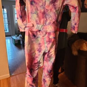 Colorful Tie-Dye Snowsuit